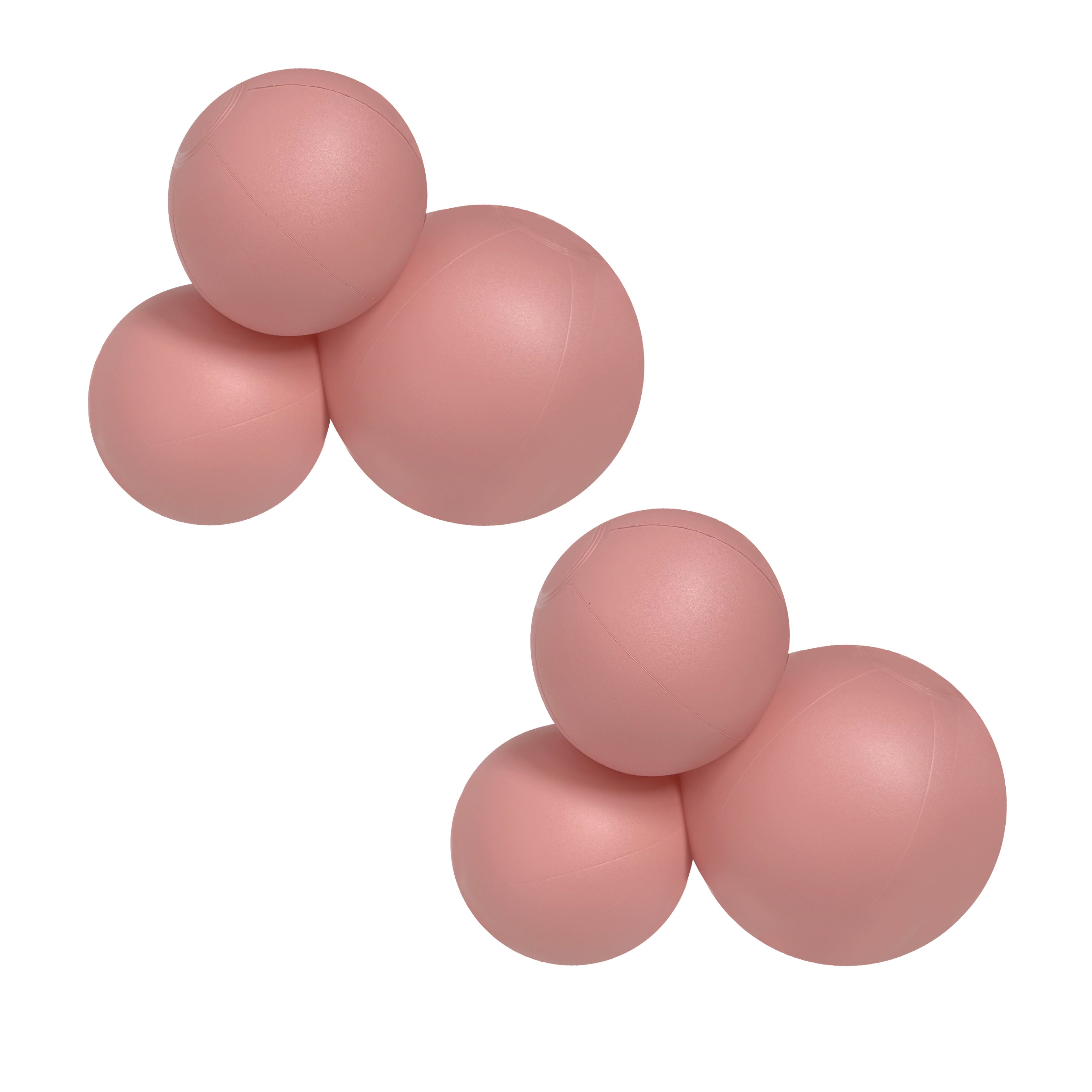SHIPS 6/16-6/30 • Balloon Garland: 3-Cluster 2-Pack in Dusty Rose (Matte) • FINAL SALE