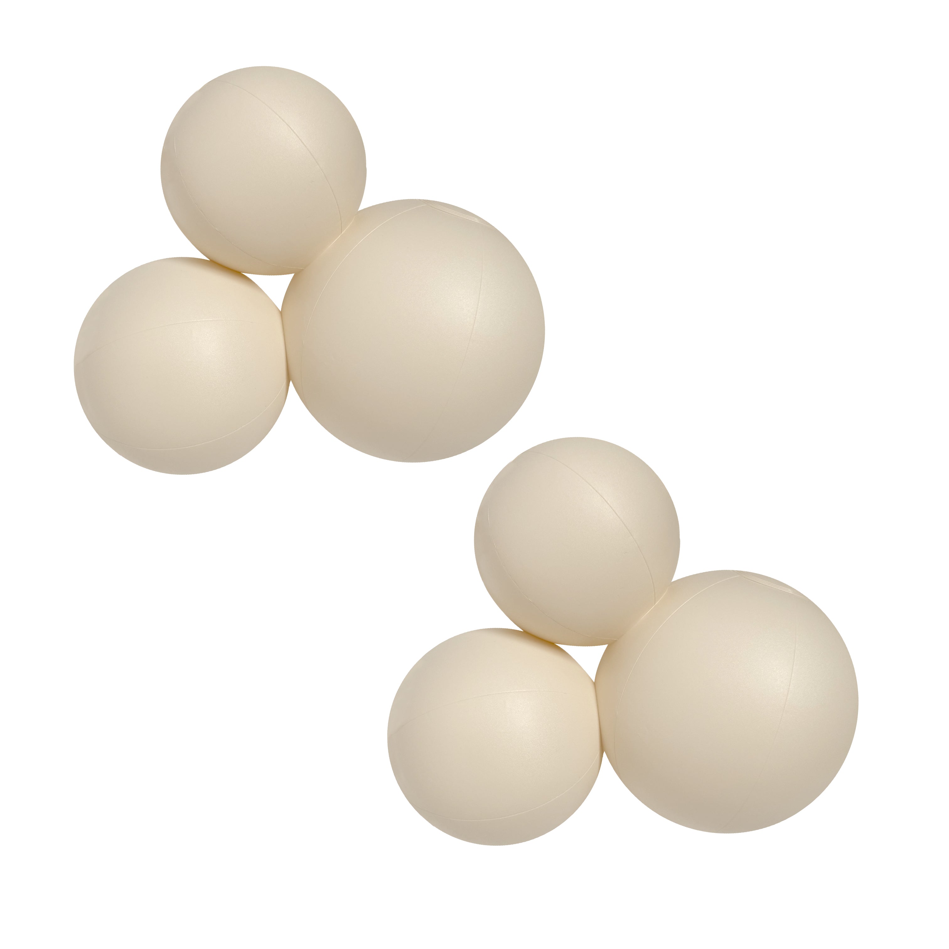 SHIPS 6/16-6/30 • Balloon Garland: 3-Cluster 2-Pack in Beige (Matte) • FINAL SALE