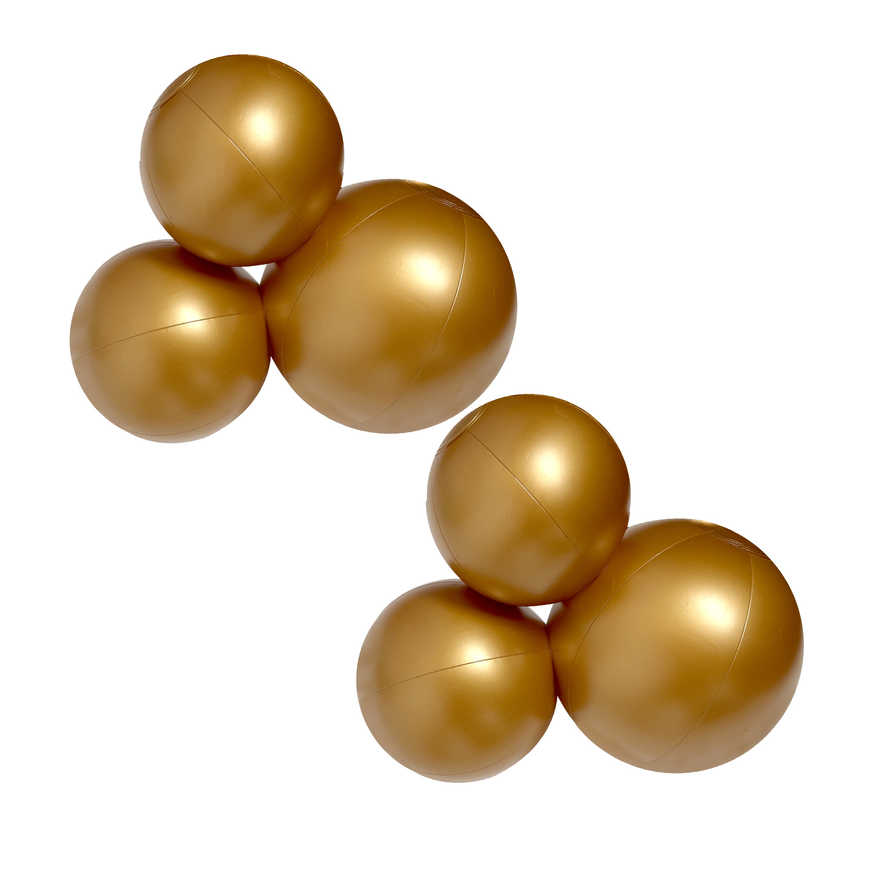 SHIPS 6/16-6/30 • Balloon Garland: 3-Cluster 2-Pack in Brass (Satin Metallic) • FINAL SALE