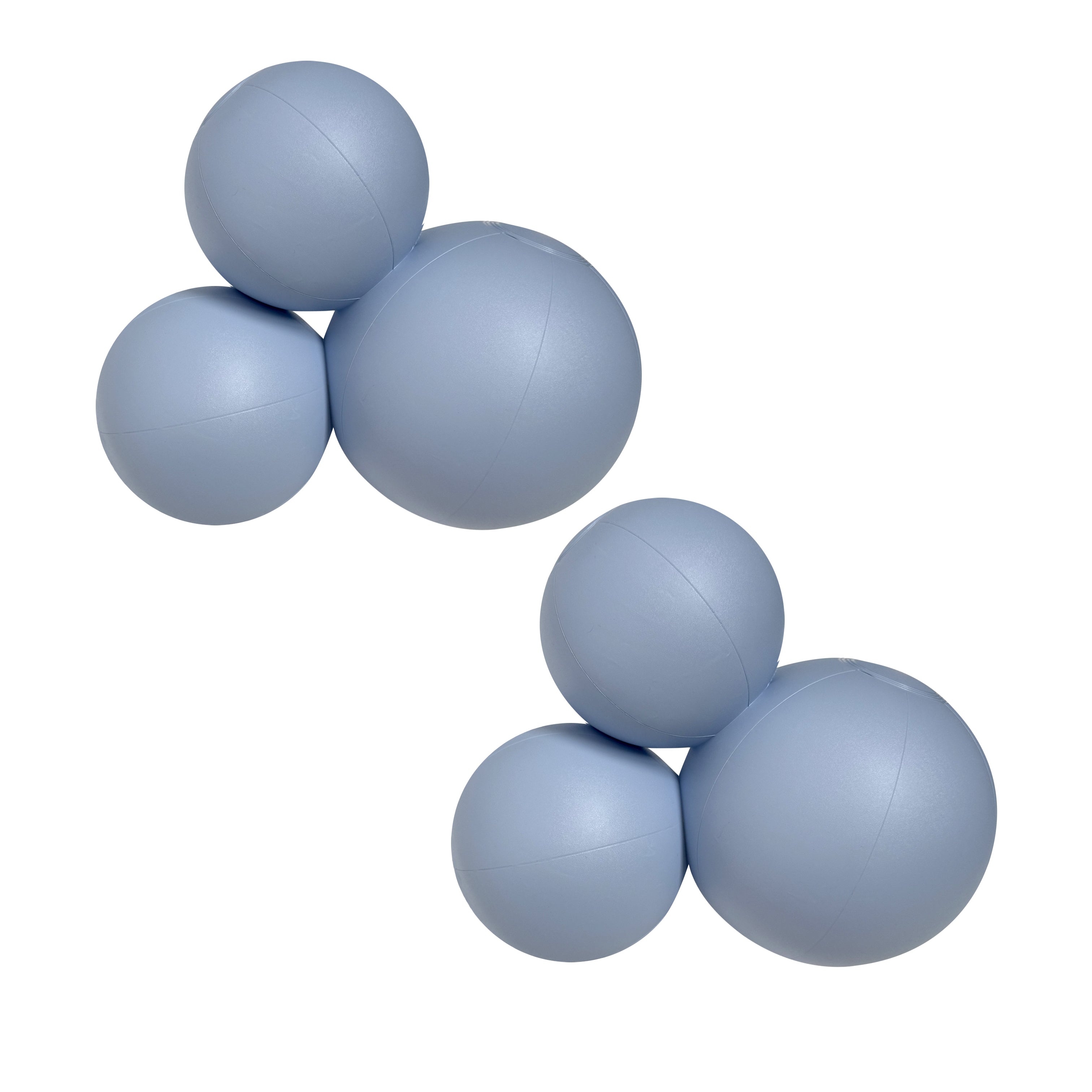 SHIPS 6/16-6/30 • Balloon Garland: 3-Cluster 2-Pack in Dusty Blue (Matte) • FINAL SALE