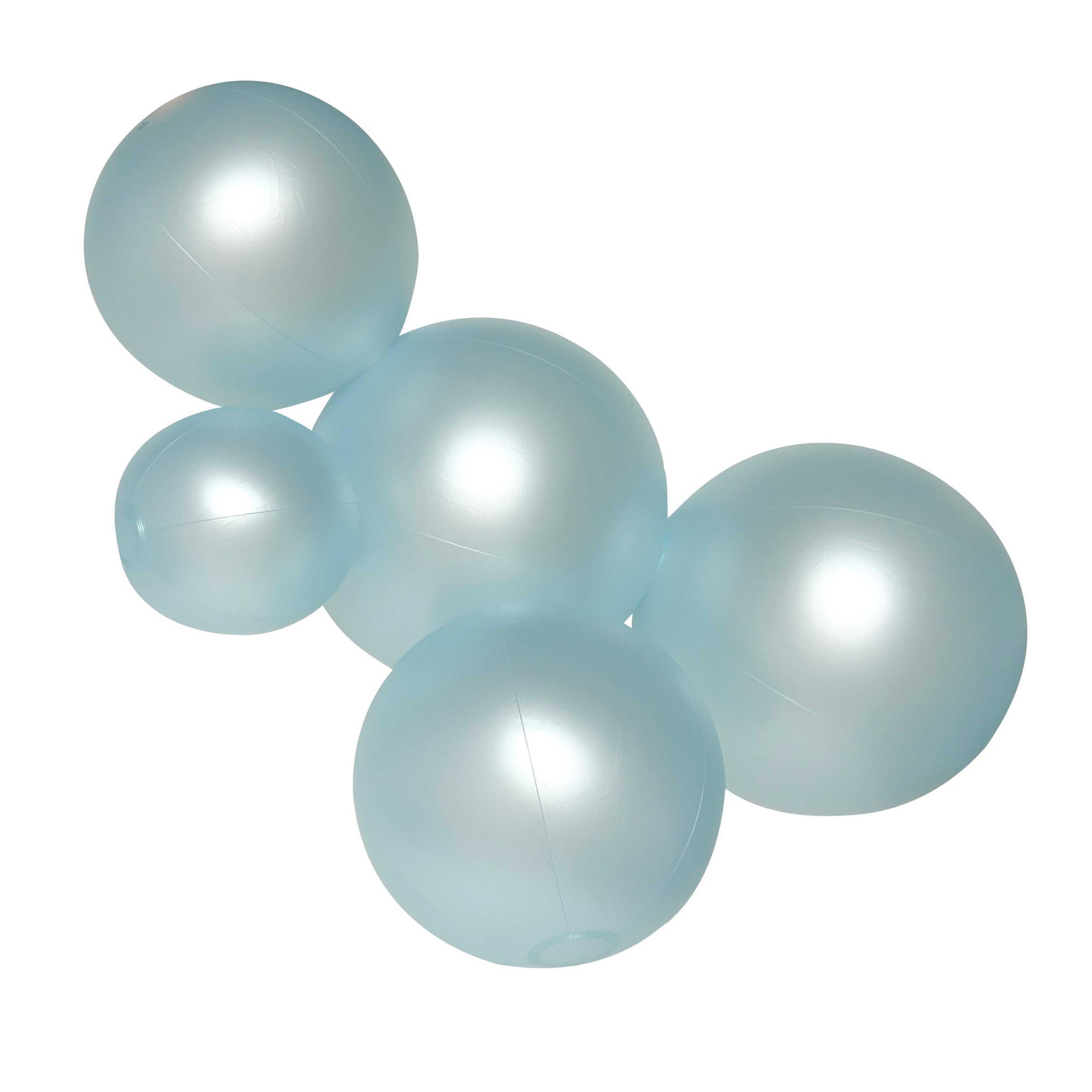 SHIPS 6/2-6/16 • Balloon Garland: 5-Cluster in Sky (Satin Pearl) • FINAL SALE