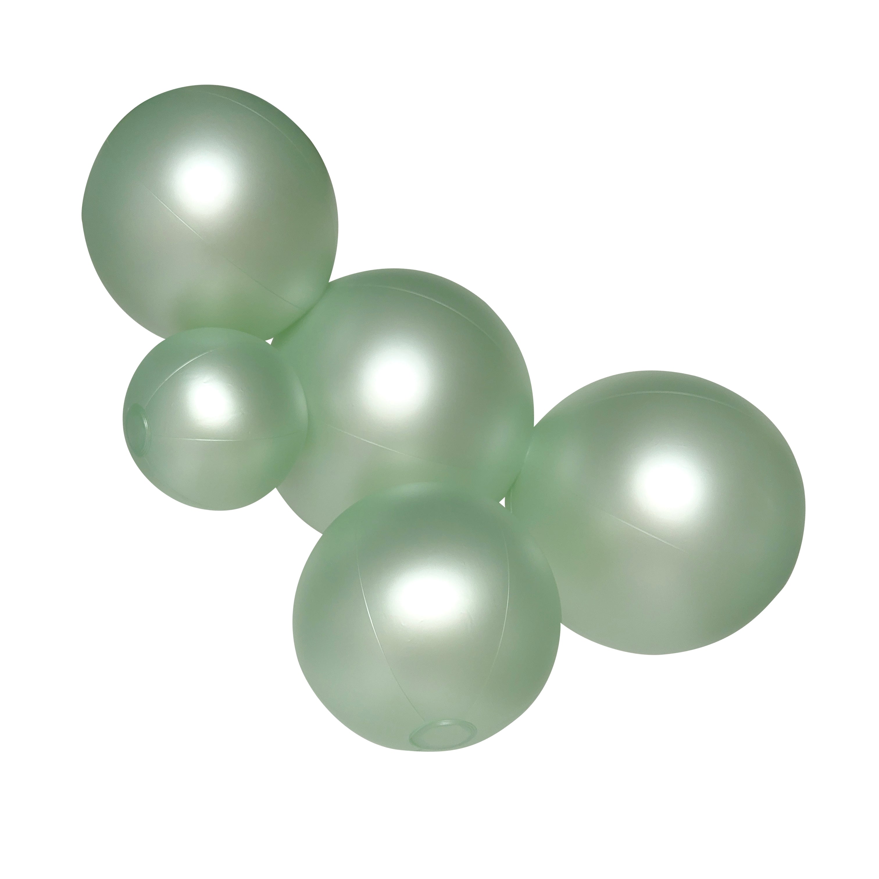 SHIPS 6/2-6/16 • Balloon Garland: 5-Cluster in Dusty Sage (Satin Pearl) • FINAL SALE