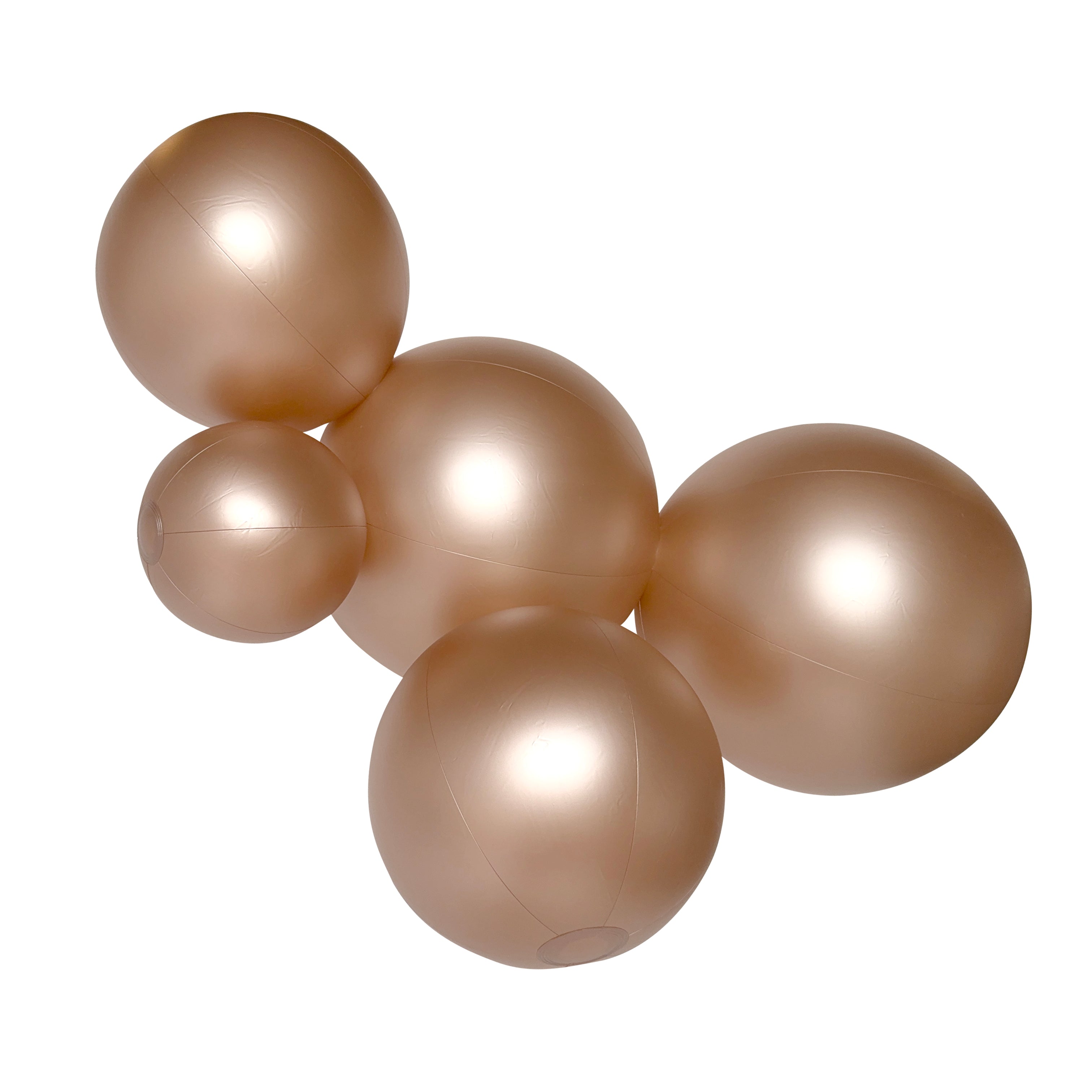 SHIPS 6/2-6/16 • Balloon Garland: 5-Cluster in Mocha (Satin Pearl) • FINAL SALE