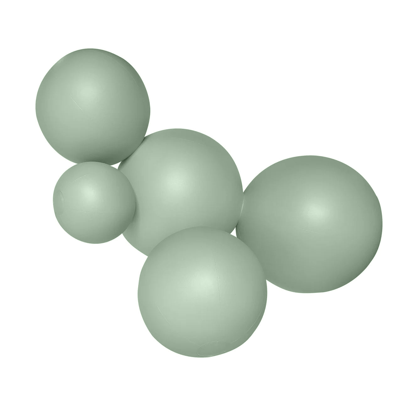 SHIPS 6/2-6/16 • Balloon Garland: 5-Cluster in Dusty Sage (Matte) • FINAL SALE