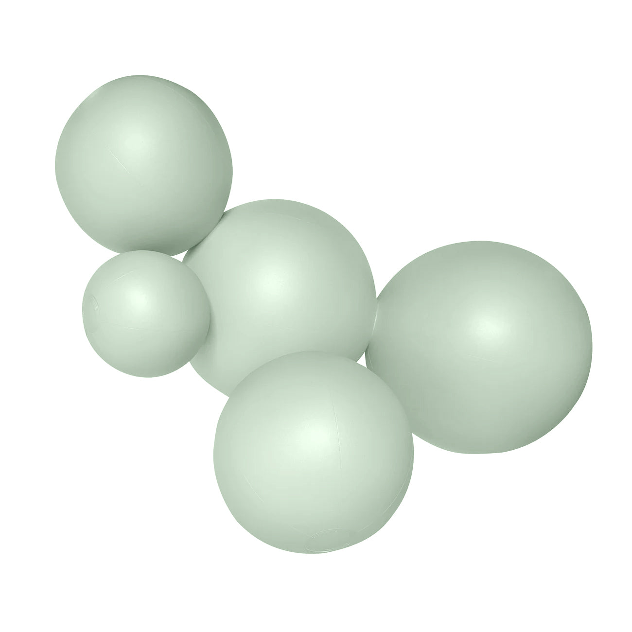 SHIPS NOW • Balloon Garland: 5-Cluster in Dusty Sage (Matte) • FINAL SALE