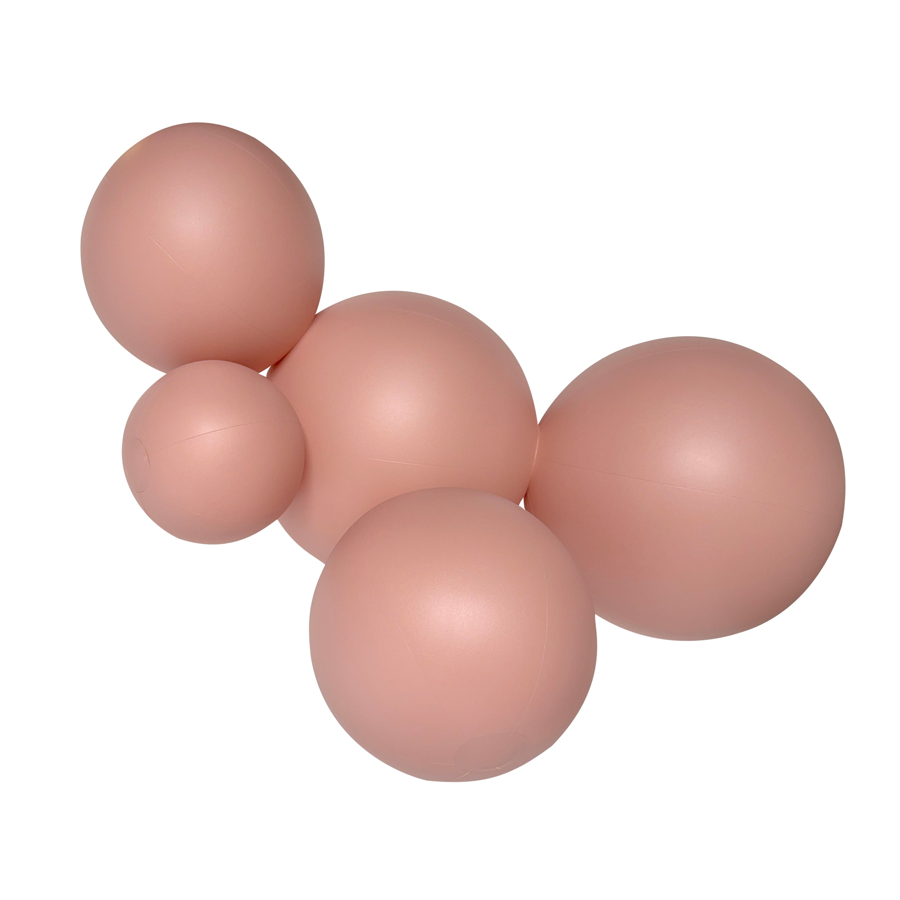 SHIPS 6/2-6/16 • Balloon Garland: 5-Cluster in Dusty Rose (Matte) • FINAL SALE