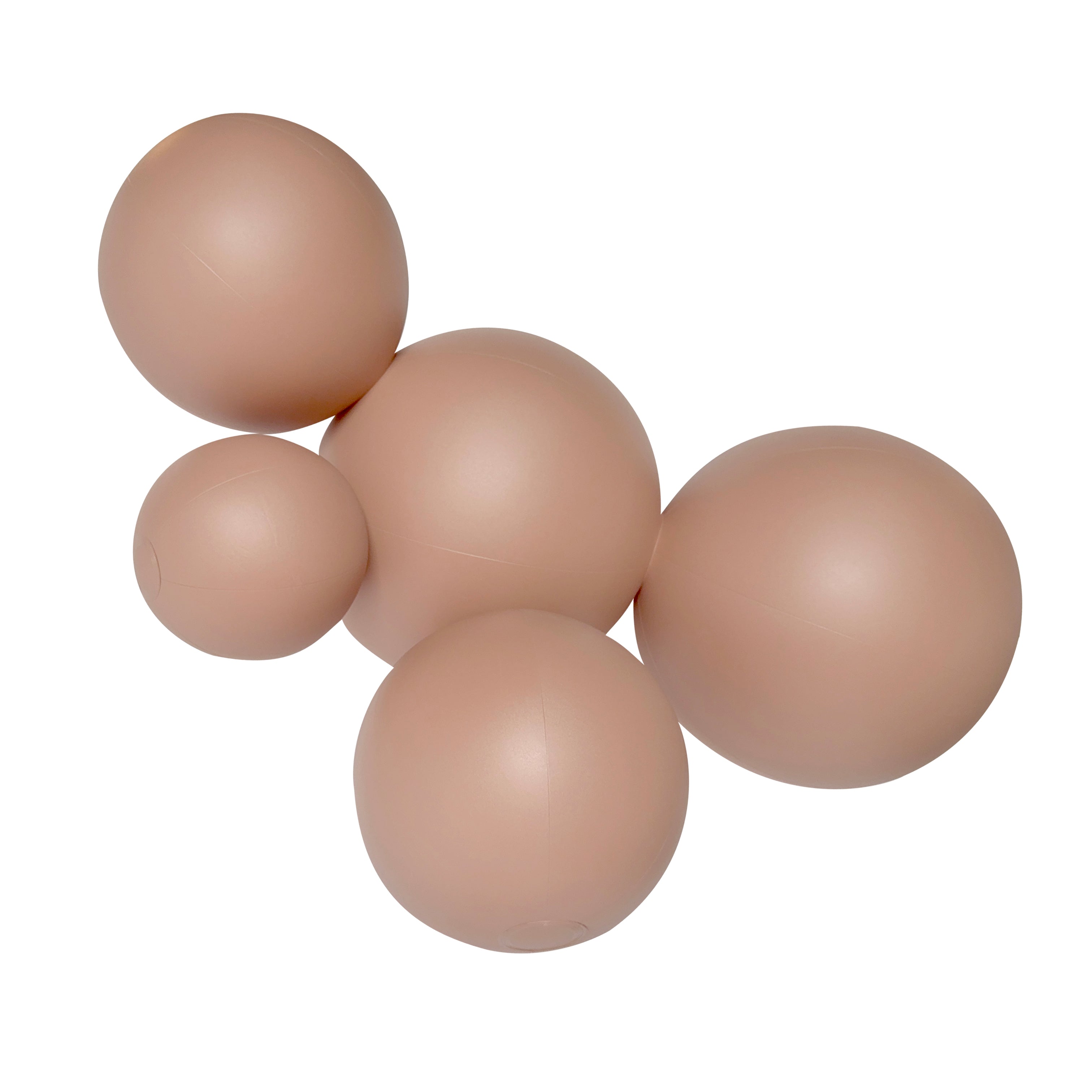SHIPS 6/2-6/16 • Balloon Garland: 5-Cluster in Mocha (Matte) • FINAL SALE