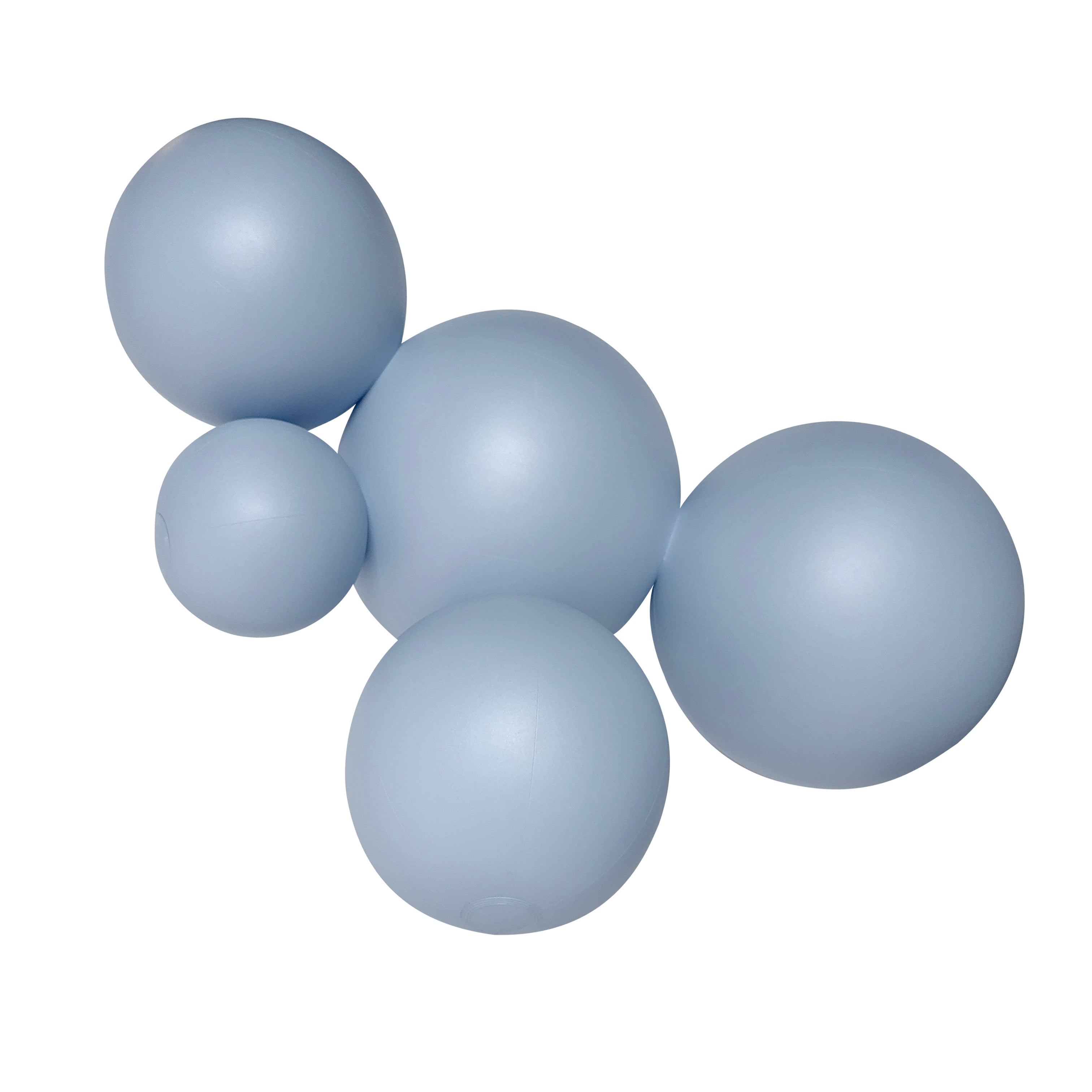 SHIPS 6/2-6/16 • Balloon Garland: 5-Cluster in Dusty Blue (Matte) • FINAL SALE