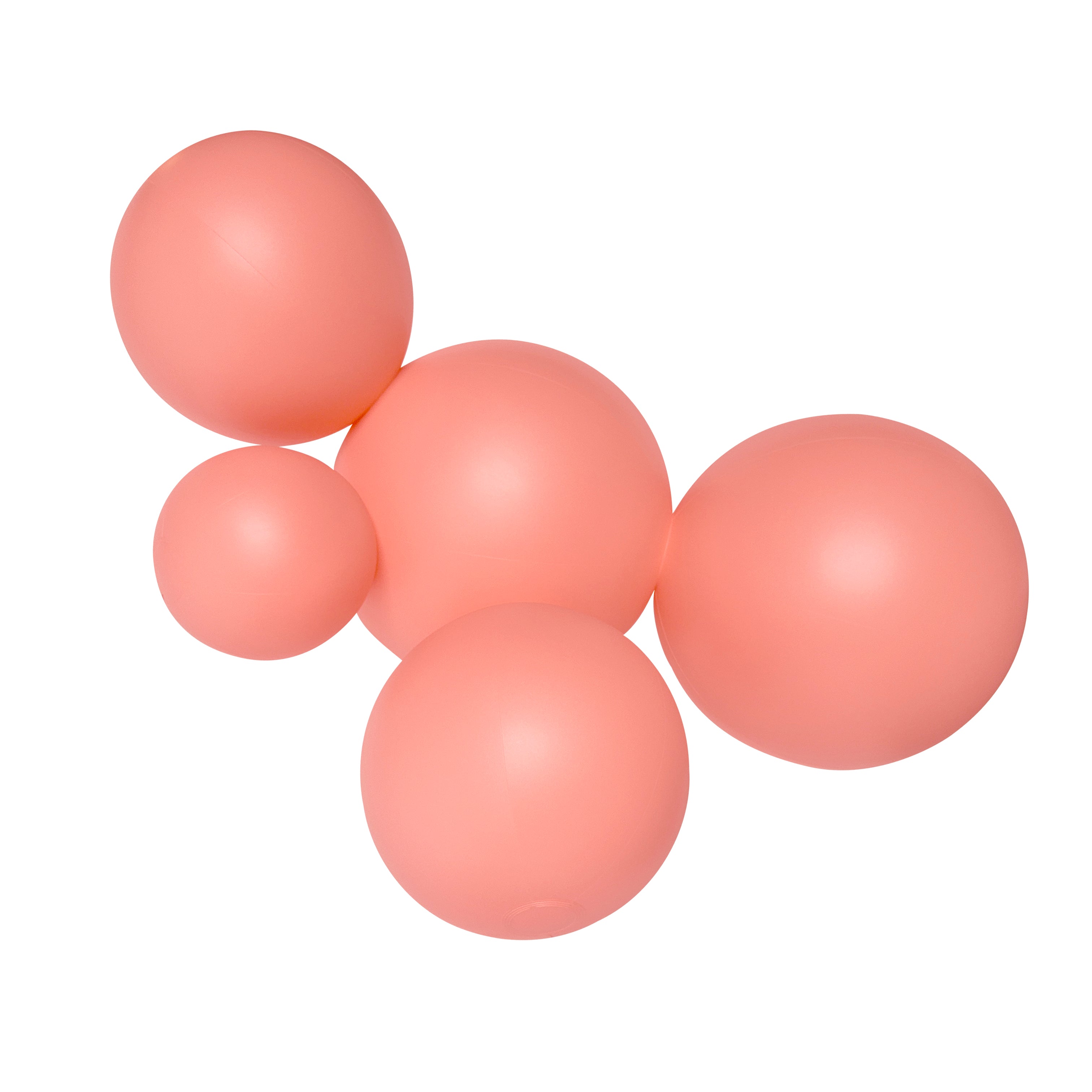 SHIPS 6/2-6/16 • Balloon Garland: 5-Cluster in Melon (Matte) • FINAL SALE