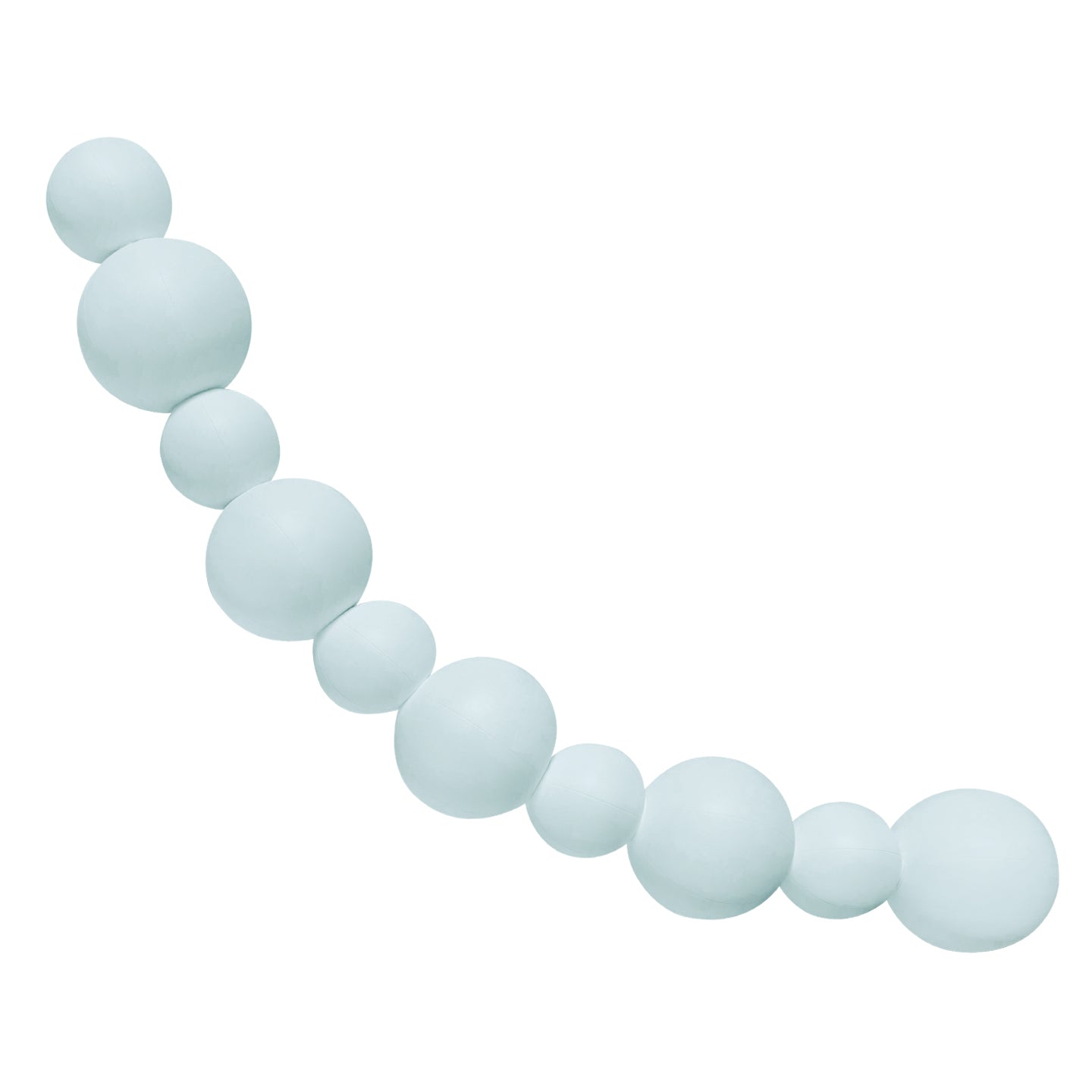 Balloon Garland: 10-Cluster Strand in Sky (Matte) • FINAL SALE