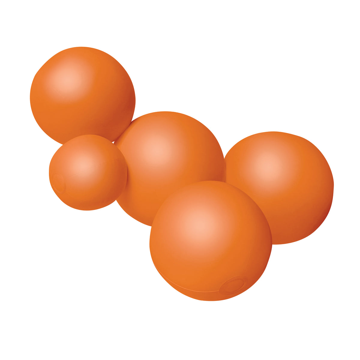 Balloon Garland: 5-Cluster in Harvest Orange (Matte) • FINAL SALE