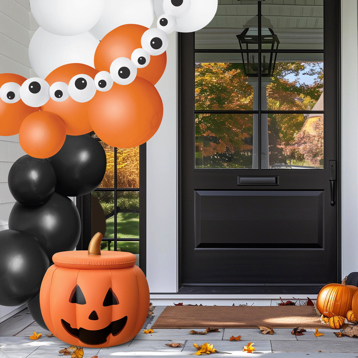 SHIPS NOW • Balloon Garland: 10-Cluster Strand in Spooky Eye • FINAL SALE