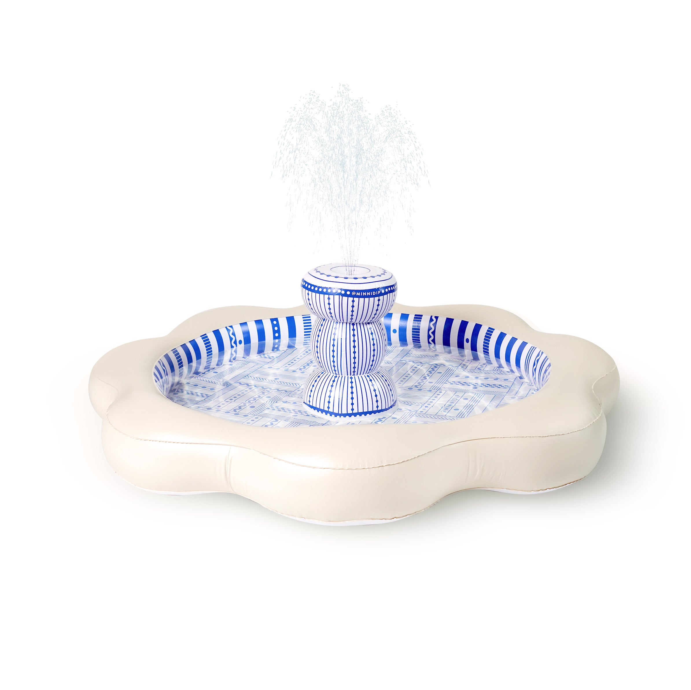 the NAUTICAL TILES luxe inflatable fountain