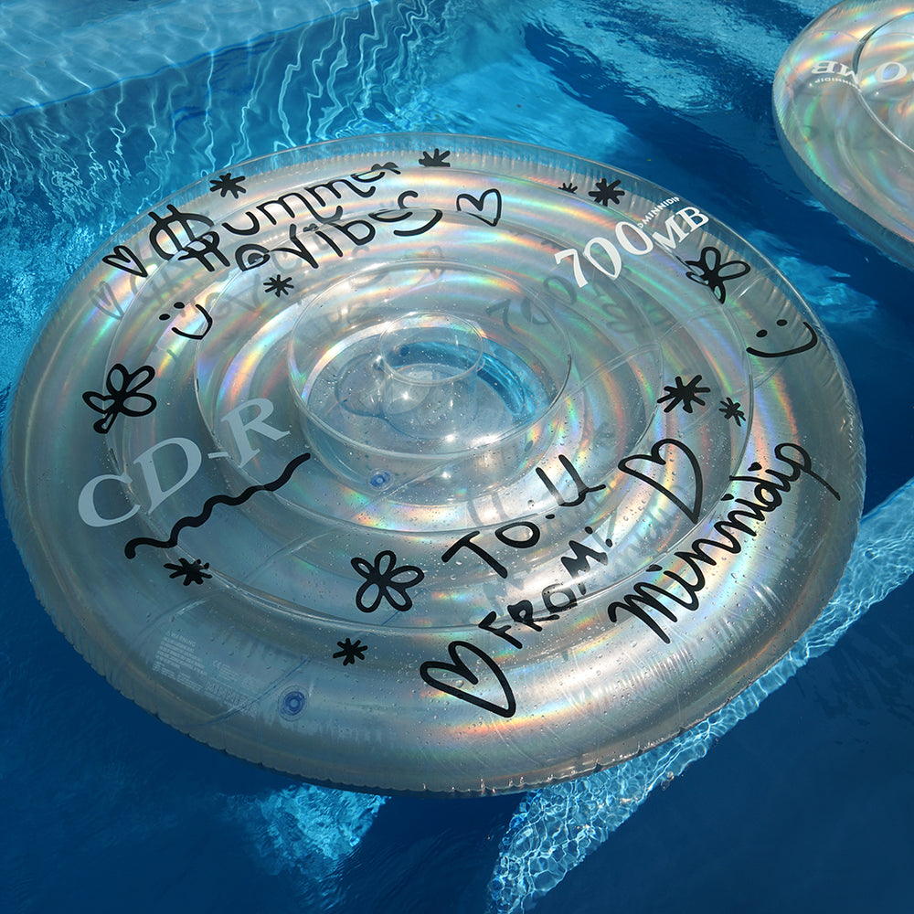 Round Floating the MIXED CD Luxe Inflatable Round Float