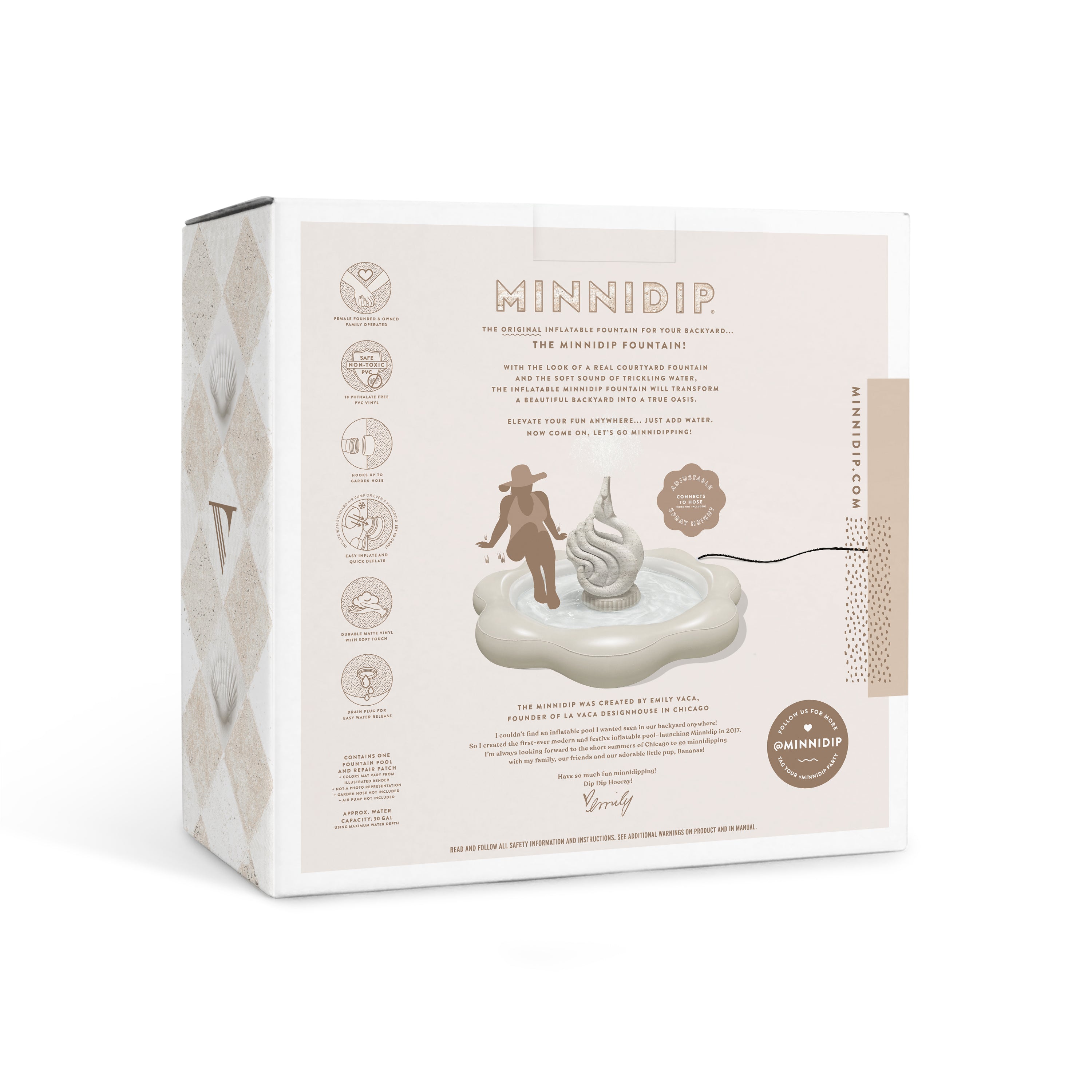 the Resort Collection Coastal Travertine Swan Fountain Sprinkler