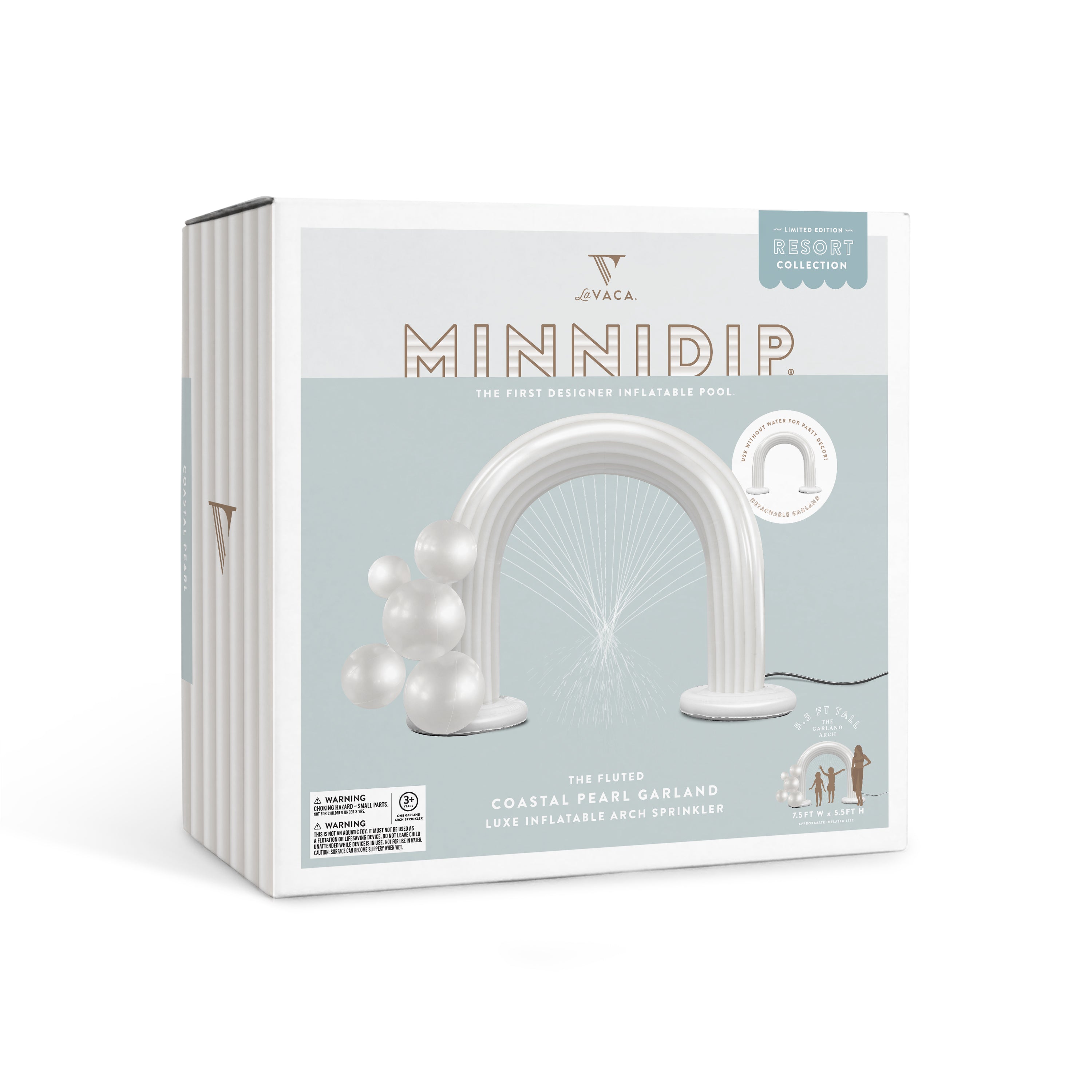the Resort Collection Coastal Pearl Garland Arch Sprinkler