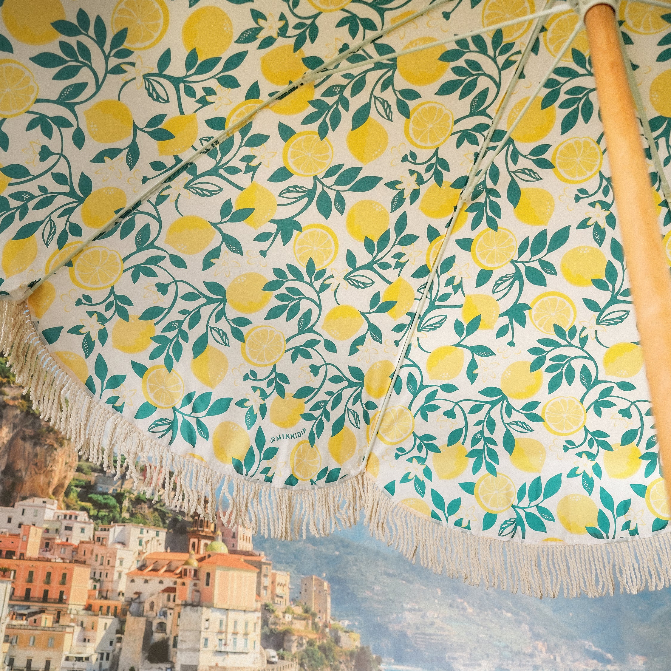 the LIMONE Beach Umbrella