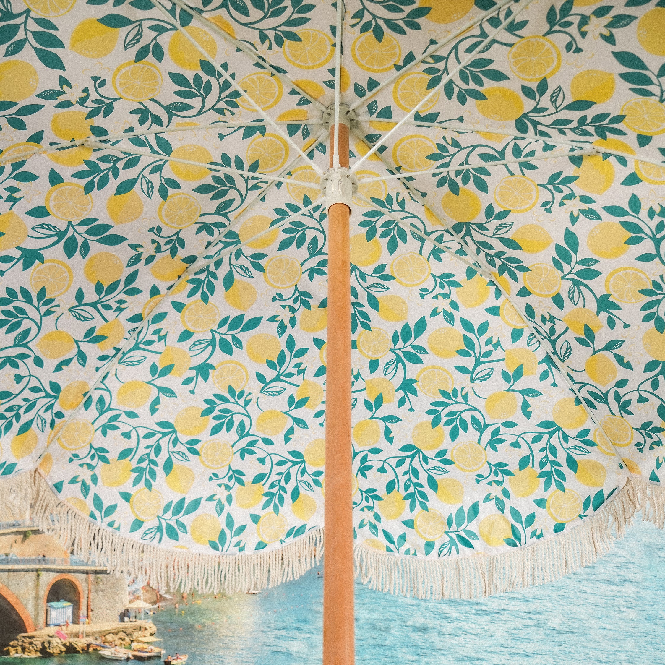 the LIMONE Beach Umbrella