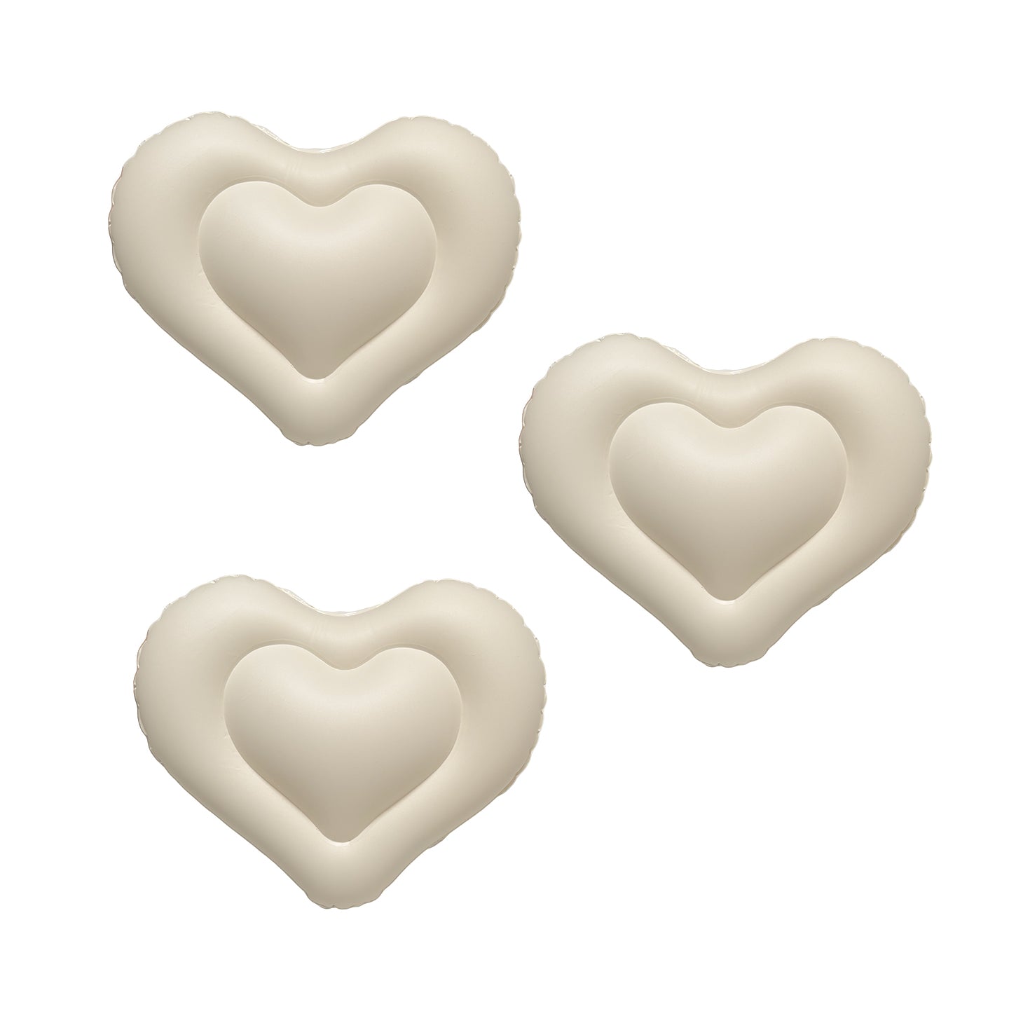 Balloon Garland: Hearts in Cream (Matte) 3 Pack • FINAL SALE