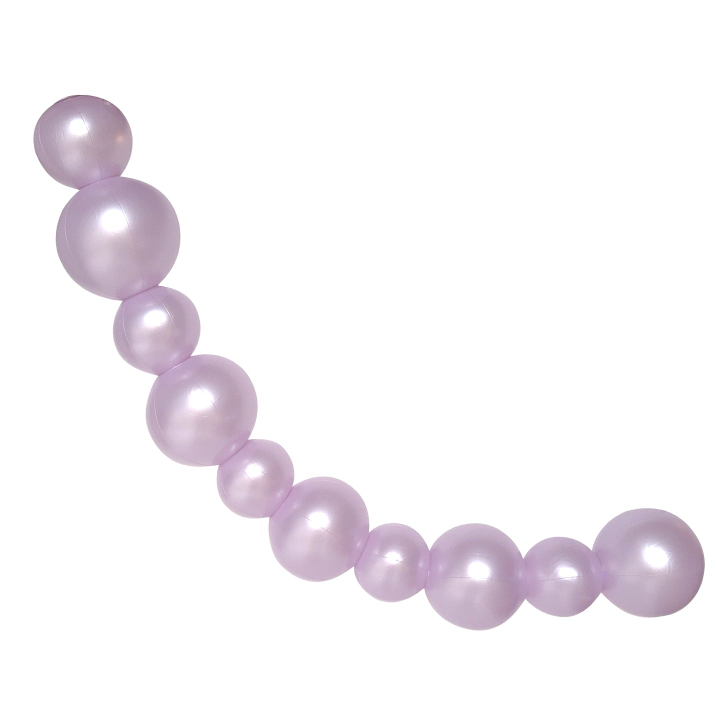 SHIPS NOW • Balloon Garland: 10-Cluster Strand in Lavender Satin Pearl • FINAL SALE