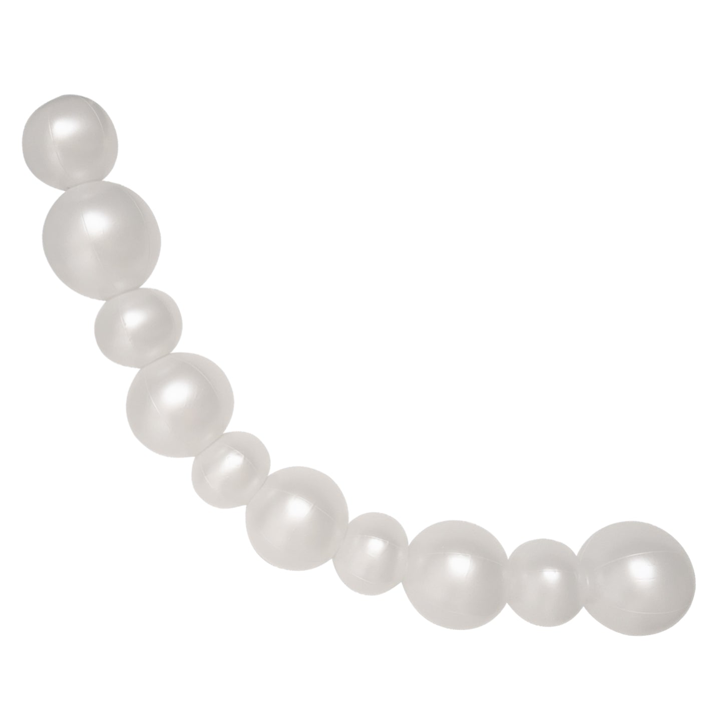 SHIPS NOW • Balloon Garland: 10-Cluster Strand in Off-White Satin Pearl • FINAL SALE