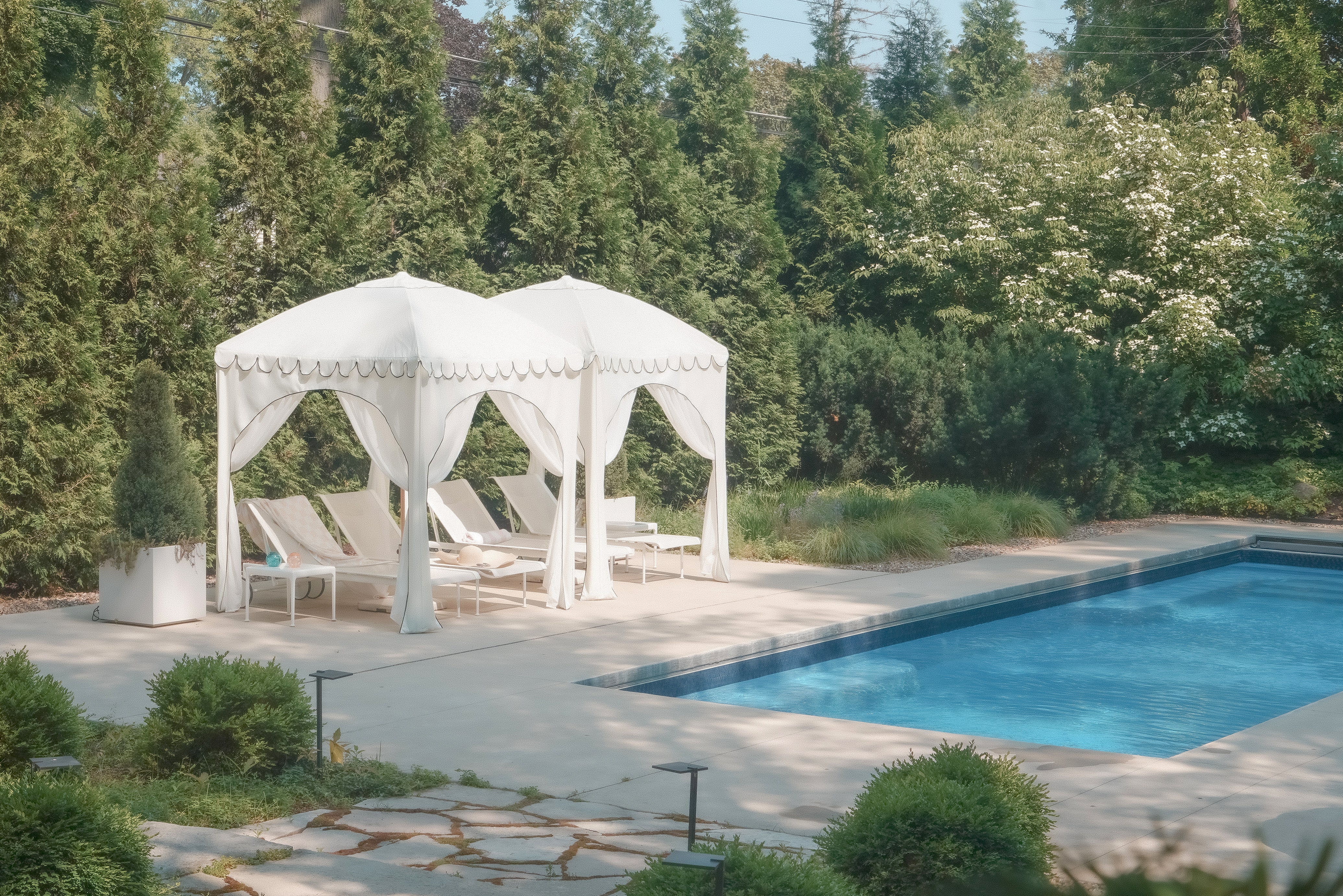 Pool tents outlet cabanas