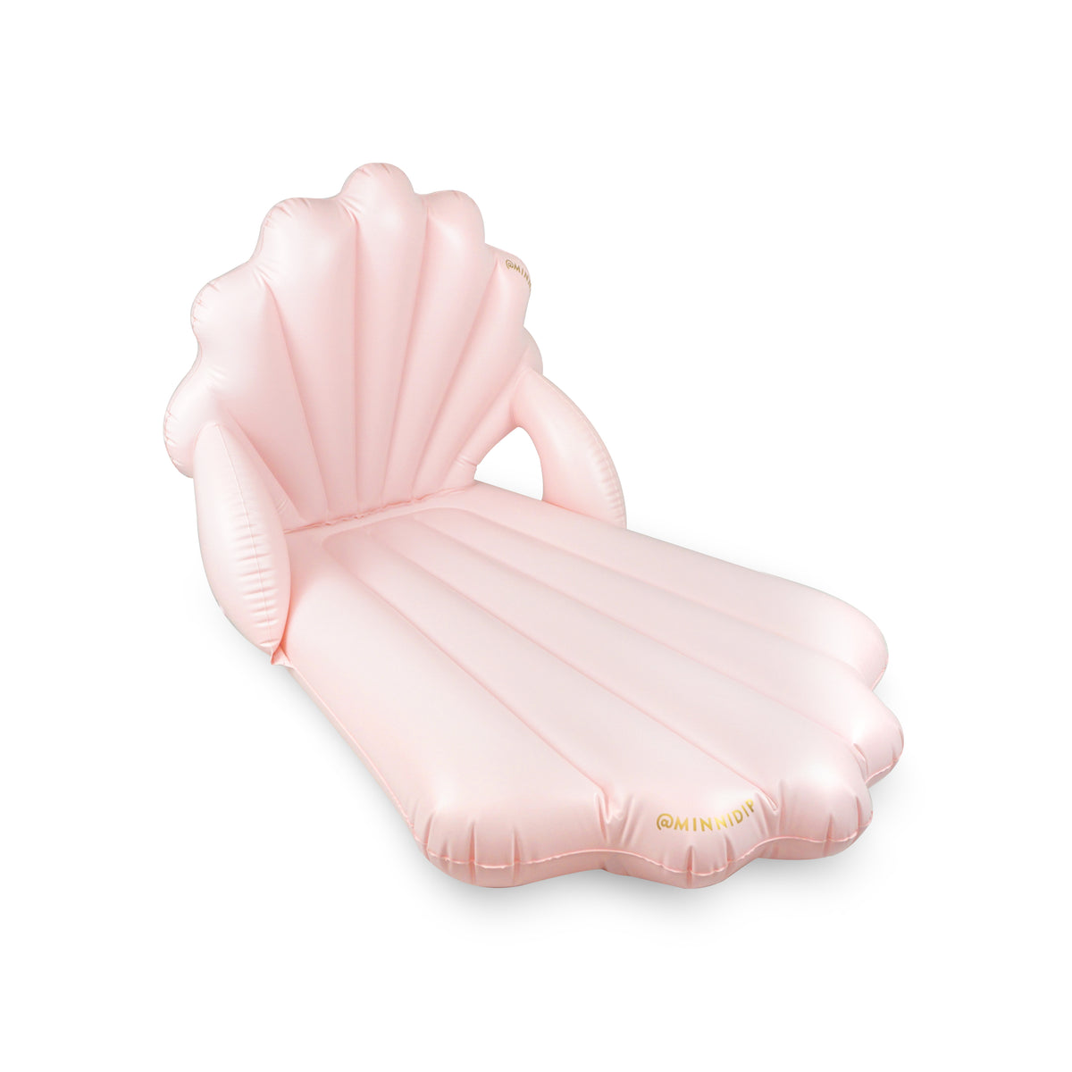 Shell D Chair Inflatable the BLUSH SHELL Luxe Inflatable Chaise Lounger