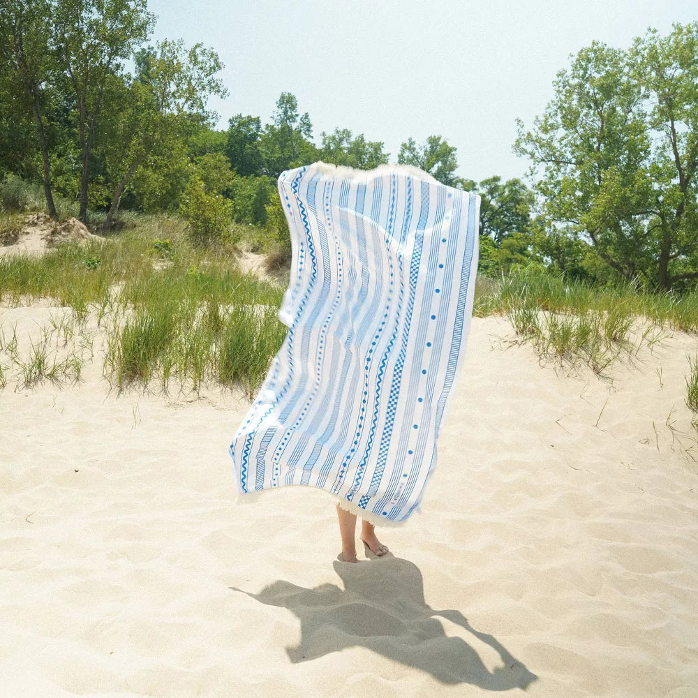 MINNIDIP Towel - Nautical Stripes