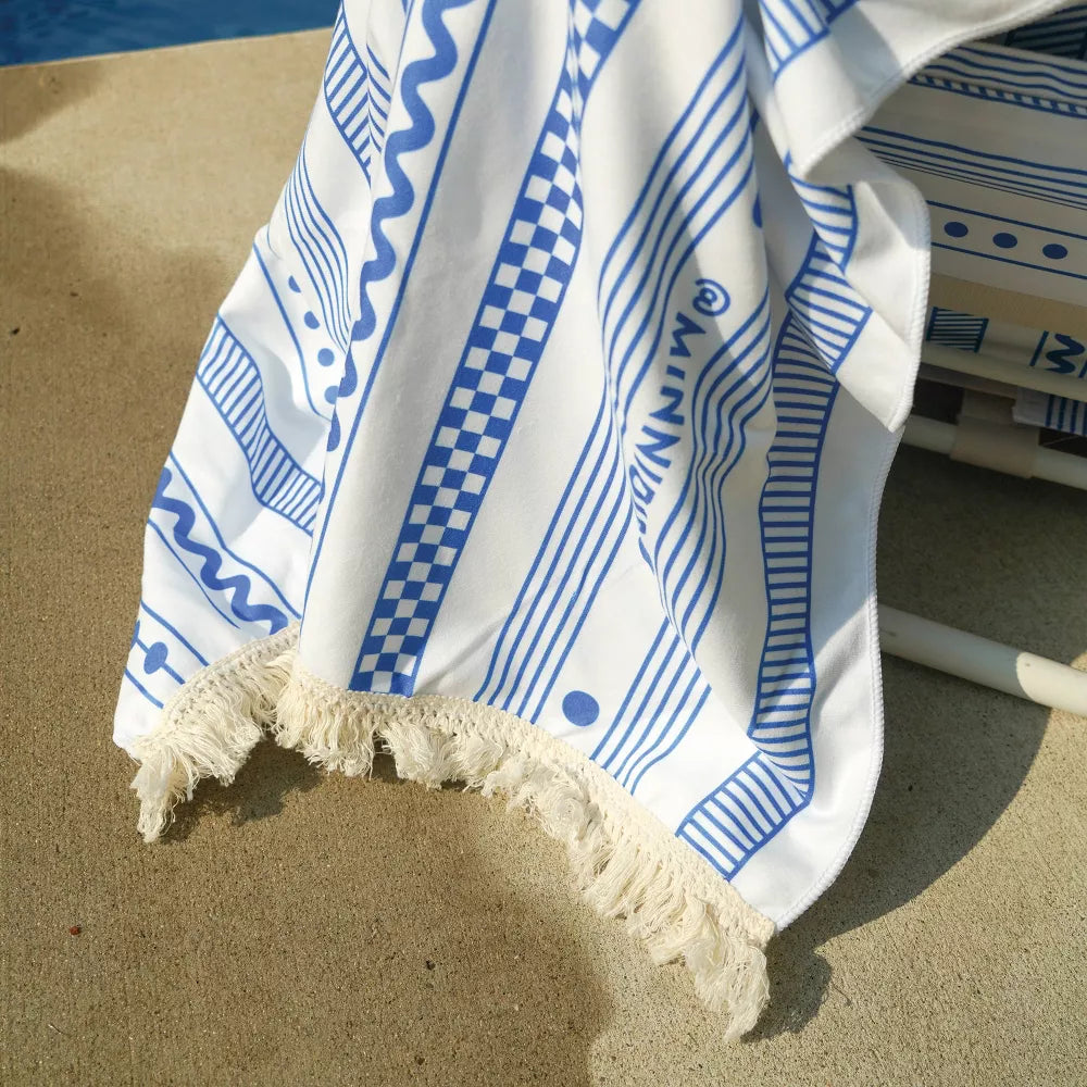 MINNIDIP Towel - Nautical Stripes