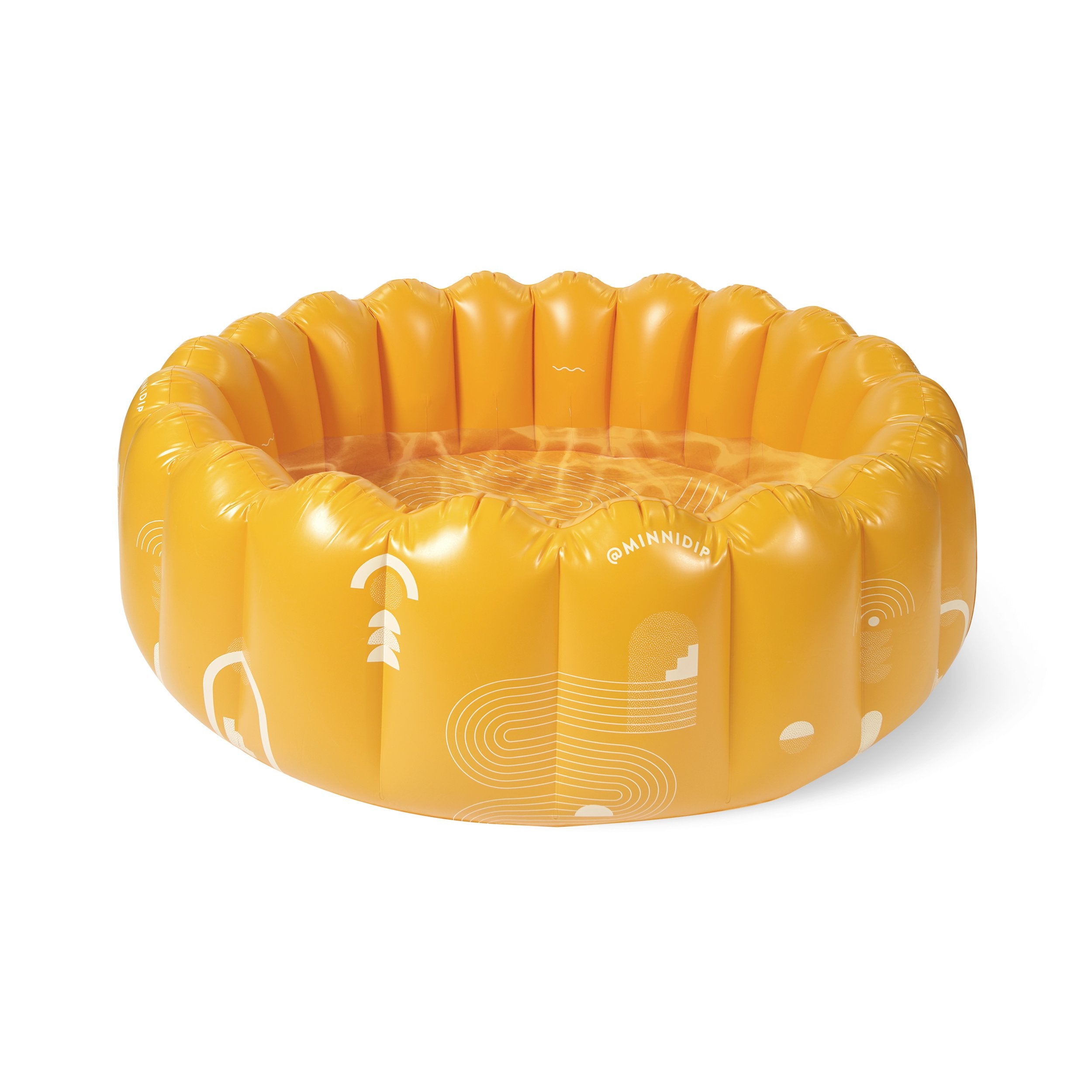 the SUNWASHED MARIGOLD luxe inflatable pool