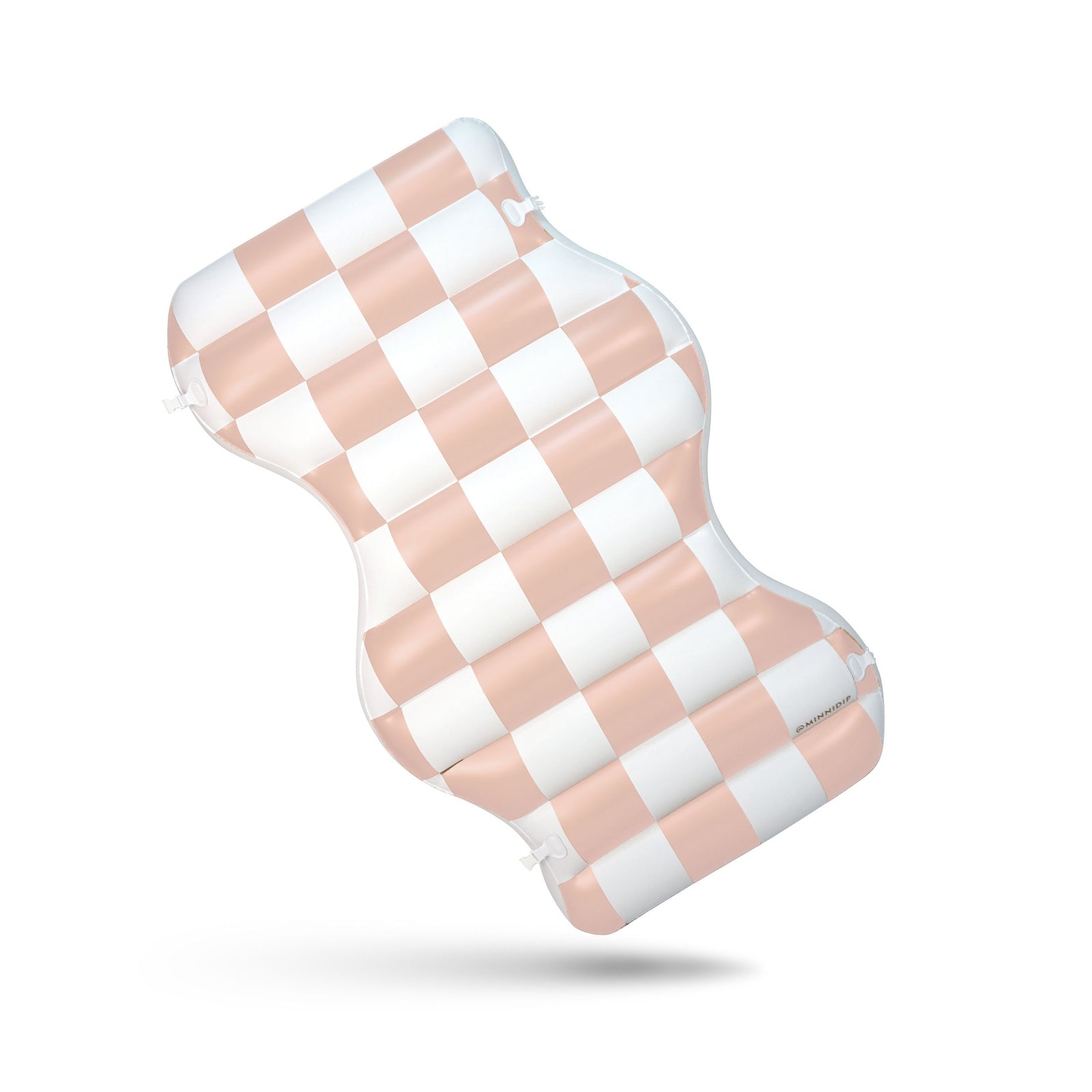the CHECKER CABANA STRIPE Luxe Inflatable Lounger