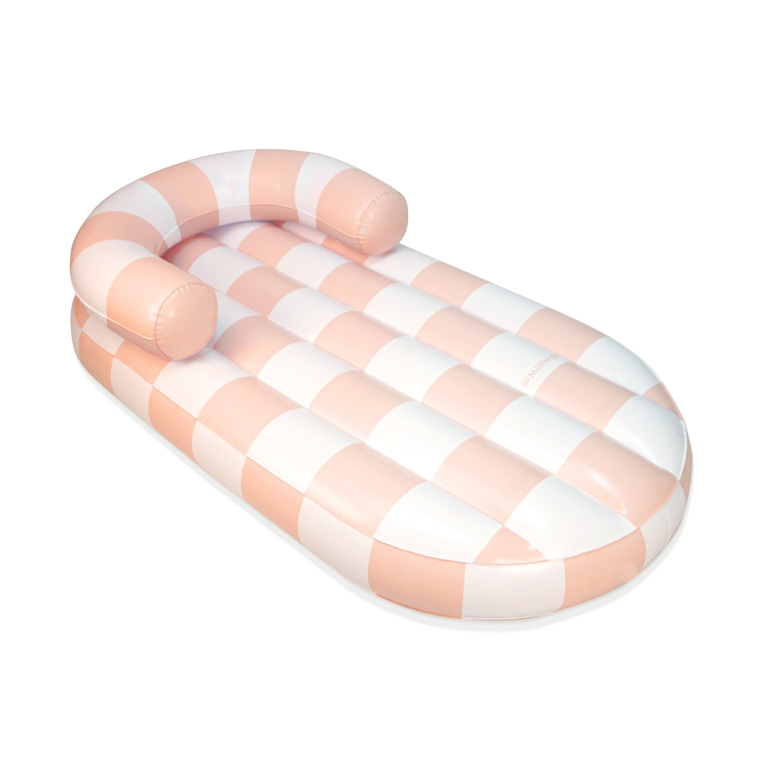 the ARCHED CHECKER Luxe Inflatable Chaise Lounger