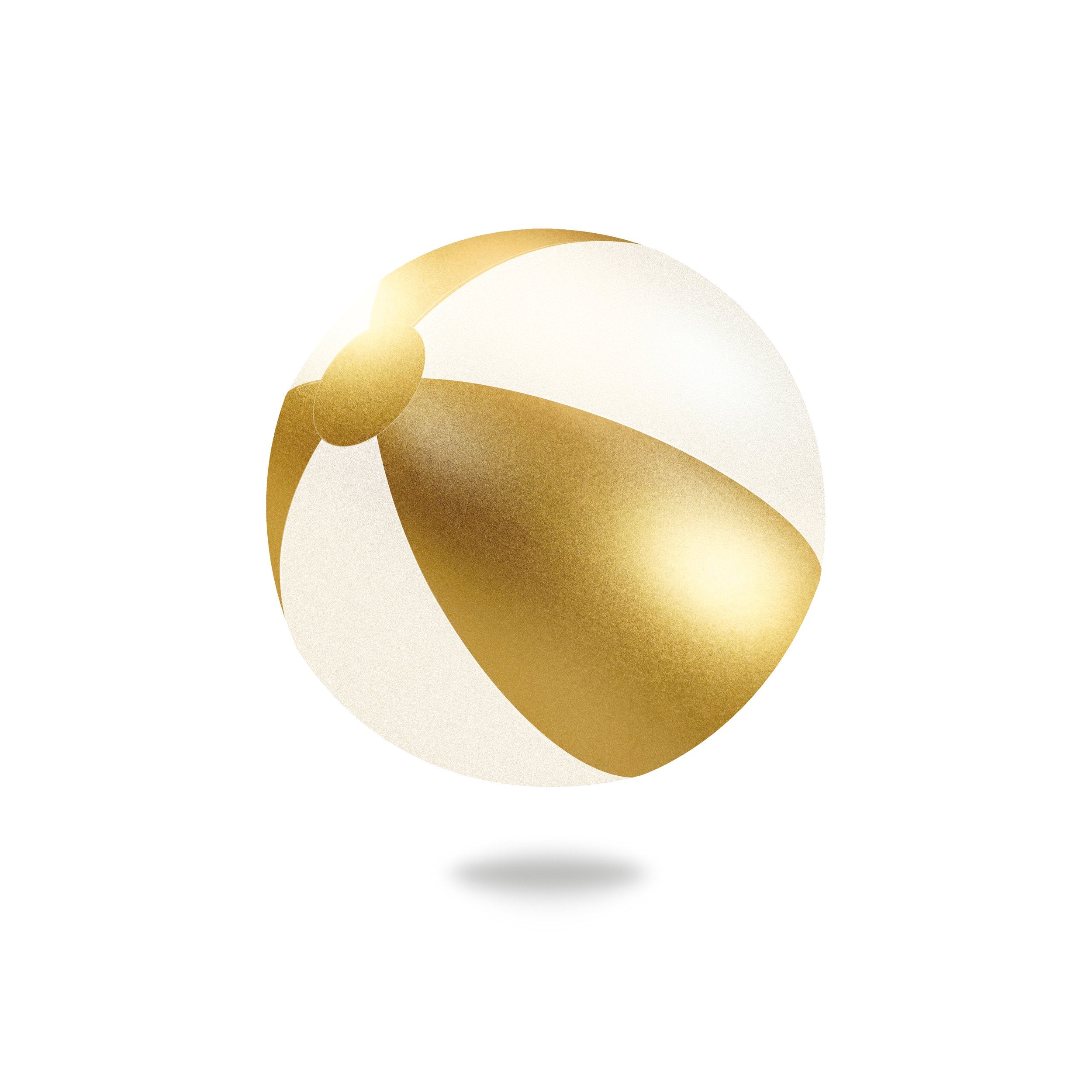 Gold cheap beach balls