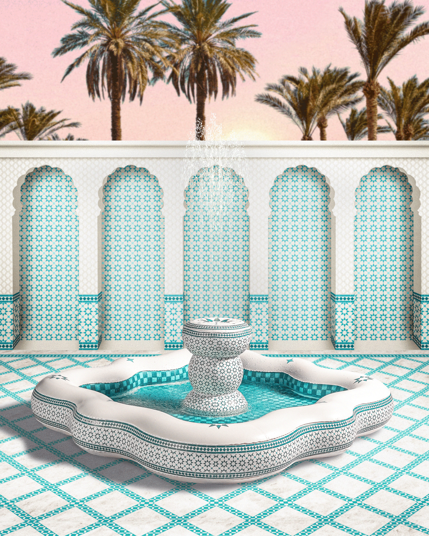 the MARRAKESH Luxe Inflatable Fountain
