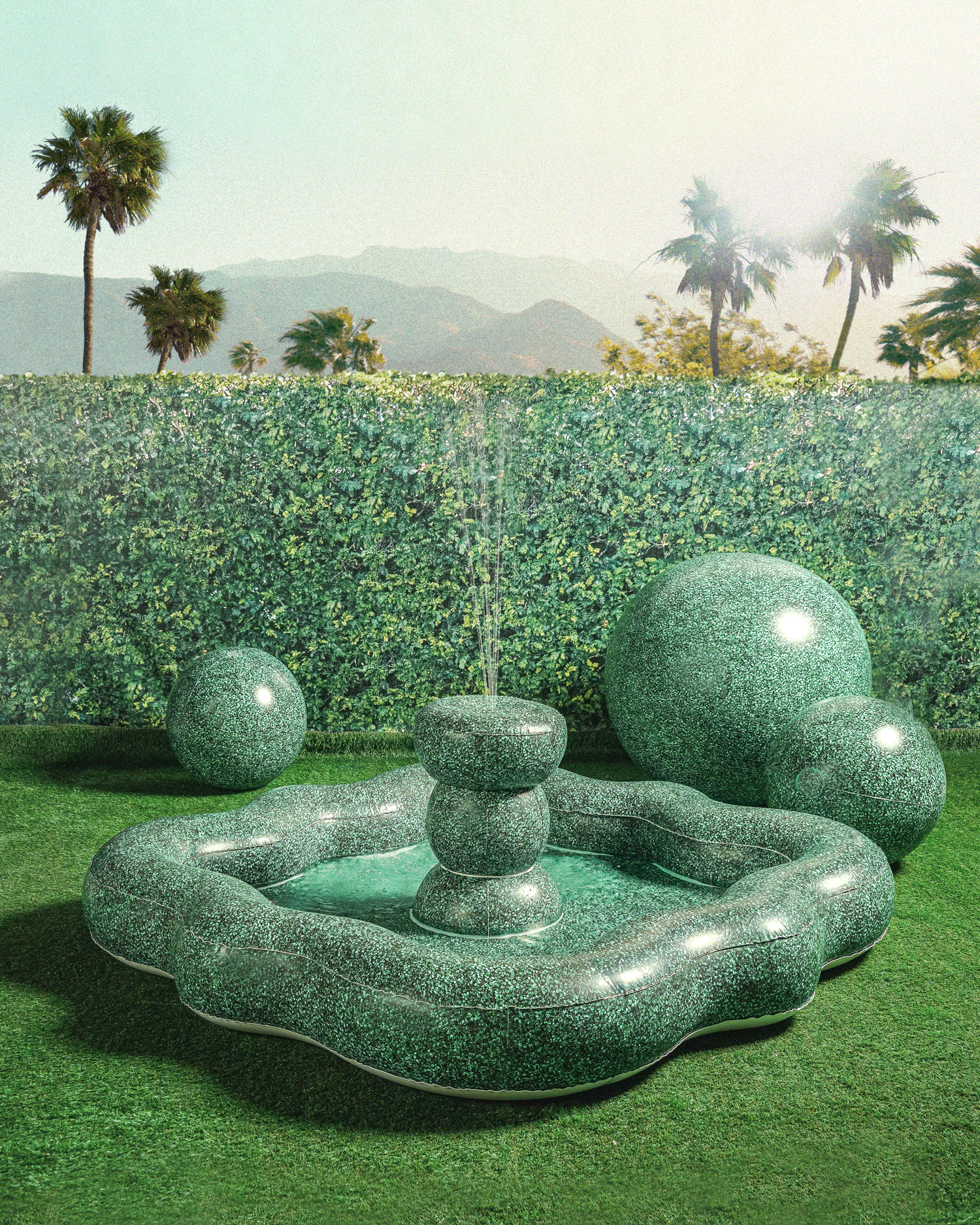 the TOPIARY Luxe Inflatable Fountain