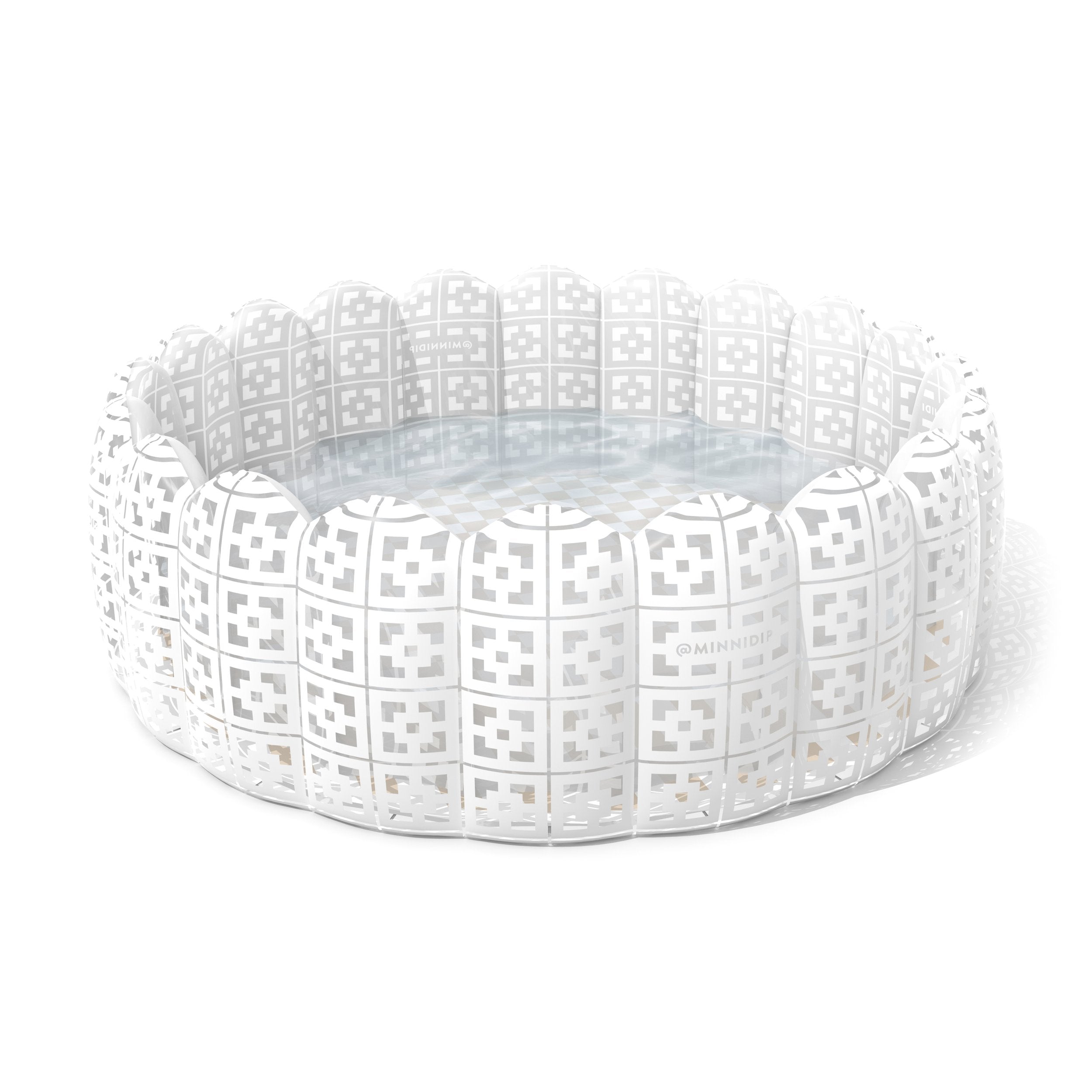 the BREEZEBLOCK Luxe Inflatable Pool