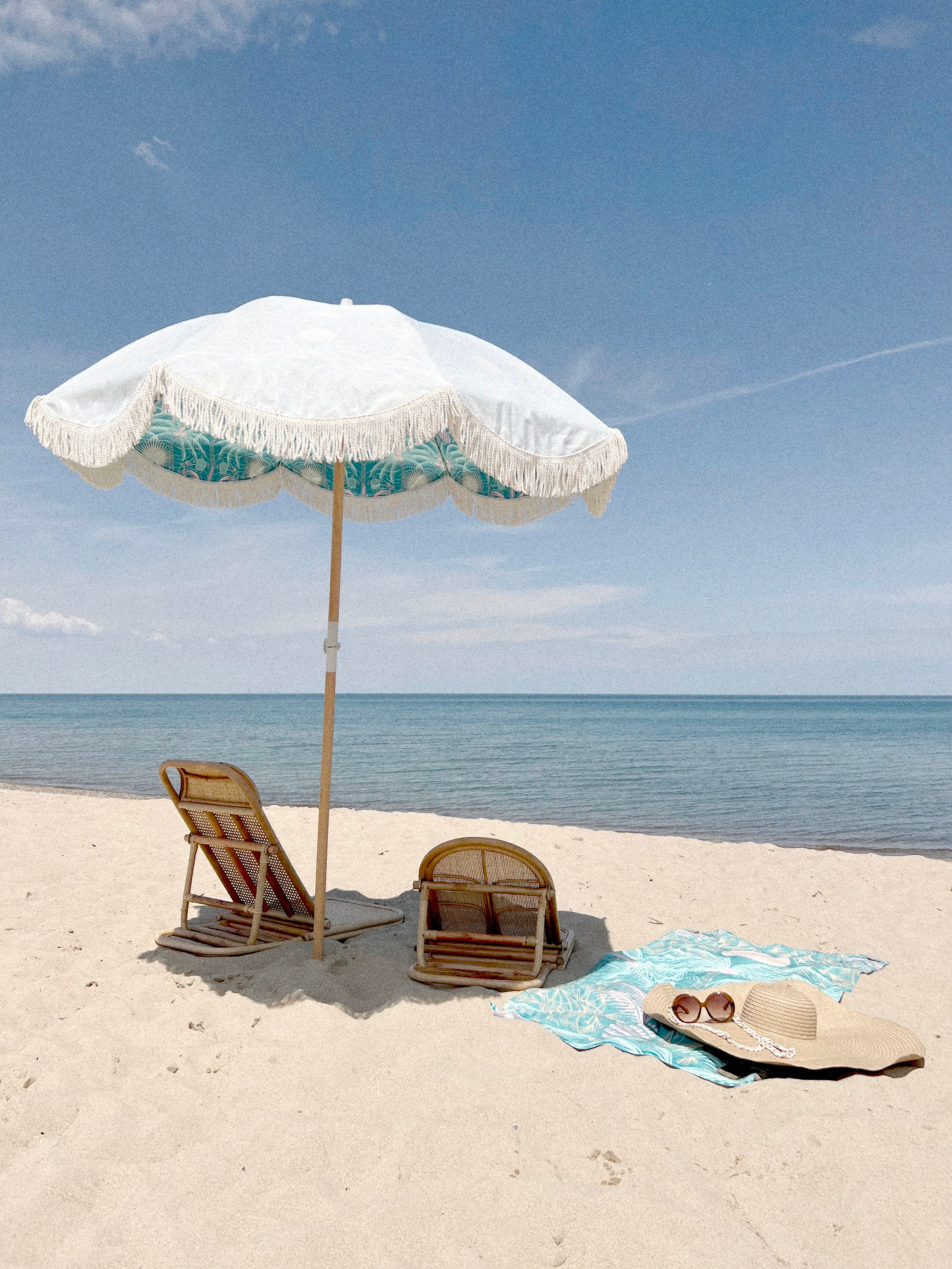 Rattan store beach chair